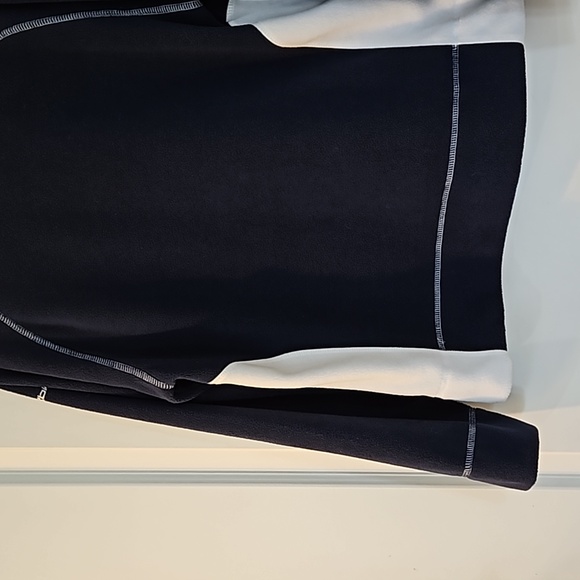 Rbk NFL New England Patriots Fleece Zip Up Jacket Women's Large Blue White & Red - Picture 8 of 12